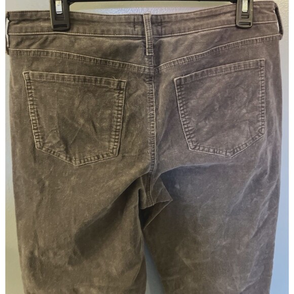 NYDJ Womens Petite Gray Corduroy Pants Size 8P - Picture 6 of 7